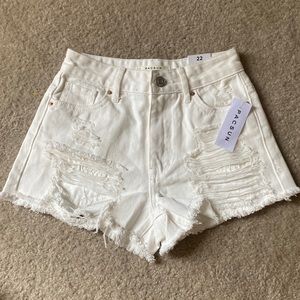 Pacsun high rise festival jean shorts